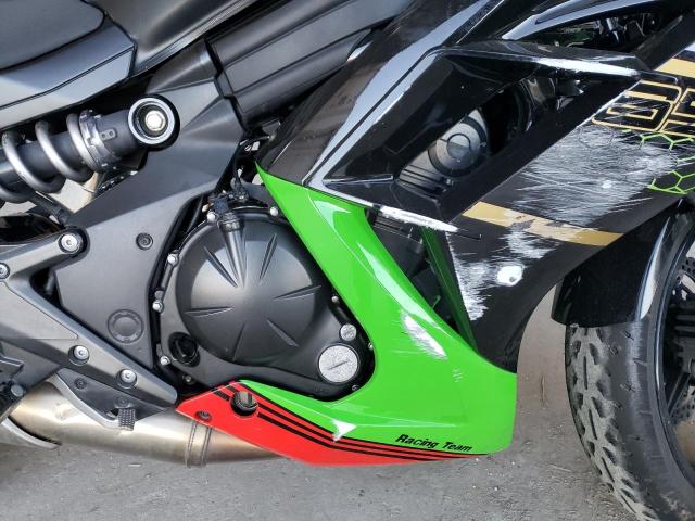 JKAEXEE11EDA15944 - 2014 KAWASAKI EX650 E GREEN photo 7