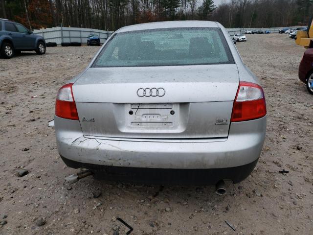 WAULT68E53A171216 - 2003 AUDI A4 3.0 QUA SILVER photo 6