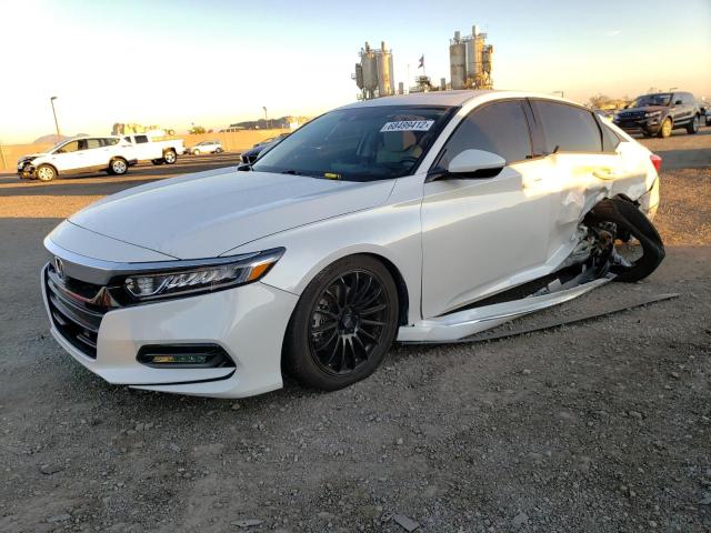 1HGCV2F56JA015466 - 2018 HONDA ACCORD EXL WHITE photo 1