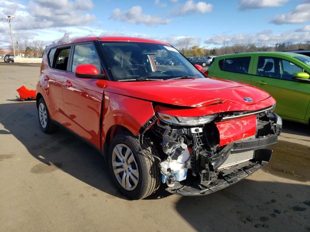 KNDJ23AUXL7029809 - 2020 KIA SOUL LX RED photo 4