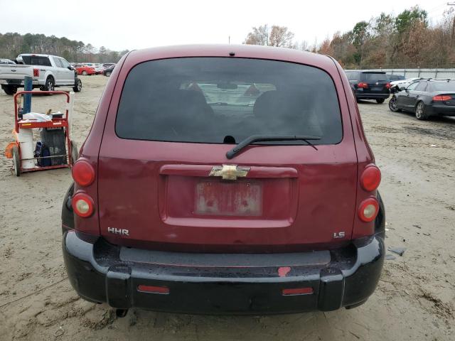 3GNDA13D96S651574 - 2006 CHEVROLET HHR LS BURGUNDY photo 6