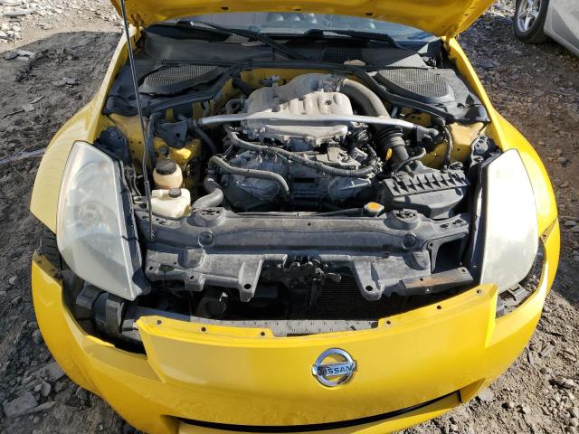 JN1AZ34D45M608759 - 2005 NISSAN 350Z COUPE YELLOW photo 11