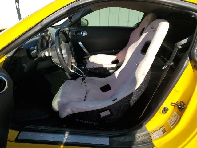 JN1AZ34D45M608759 - 2005 NISSAN 350Z COUPE YELLOW photo 7