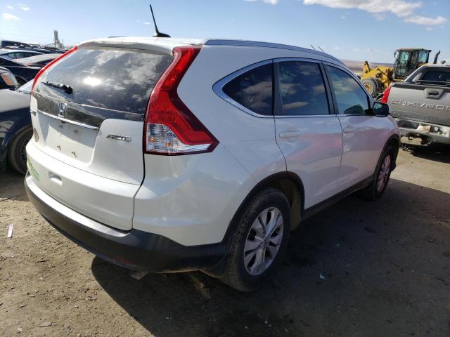 5J6RM4H70CL077503 - 2012 HONDA CR-V EXL WHITE photo 3