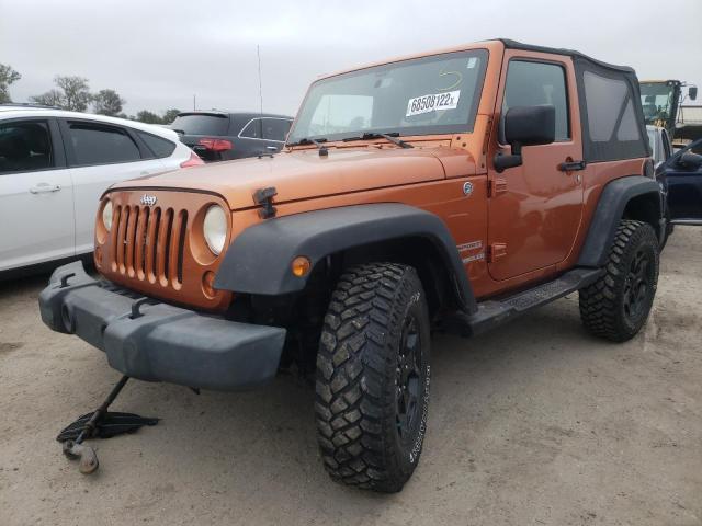 1J4AA2D19BL609065 - 2011 JEEP WRANGLER S ORANGE photo 1