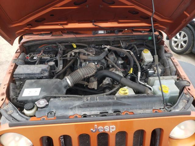 1J4AA2D19BL609065 - 2011 JEEP WRANGLER S ORANGE photo 11