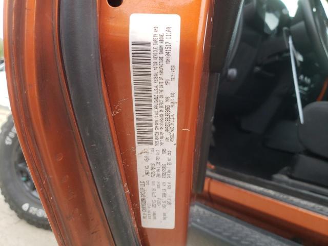 1J4AA2D19BL609065 - 2011 JEEP WRANGLER S ORANGE photo 12