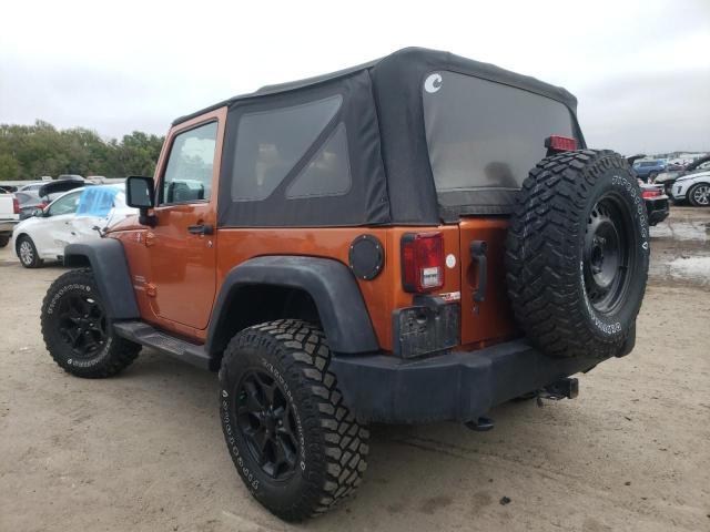 1J4AA2D19BL609065 - 2011 JEEP WRANGLER S ORANGE photo 2
