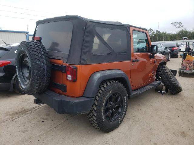 1J4AA2D19BL609065 - 2011 JEEP WRANGLER S ORANGE photo 3