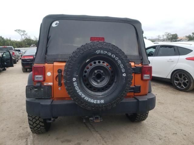 1J4AA2D19BL609065 - 2011 JEEP WRANGLER S ORANGE photo 6