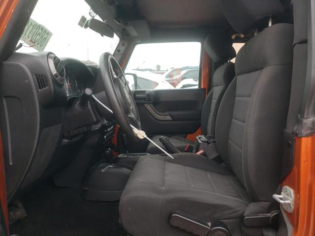 1J4AA2D19BL609065 - 2011 JEEP WRANGLER S ORANGE photo 7
