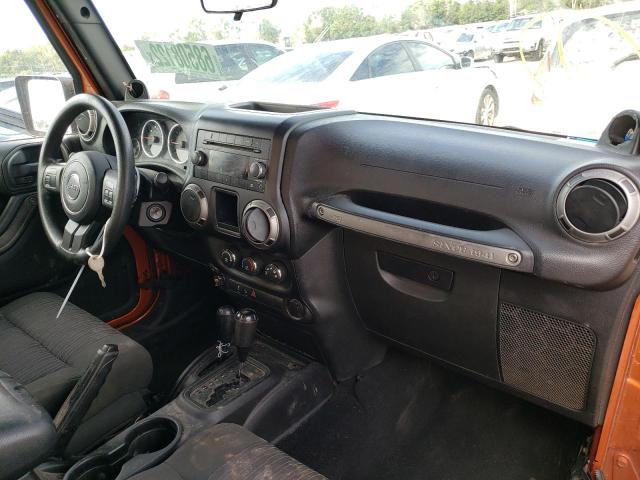 1J4AA2D19BL609065 - 2011 JEEP WRANGLER S ORANGE photo 8