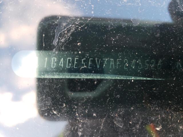 1G4GE5EV7AF243526 - 2010 BUICK LACROSSE C BROWN photo 12