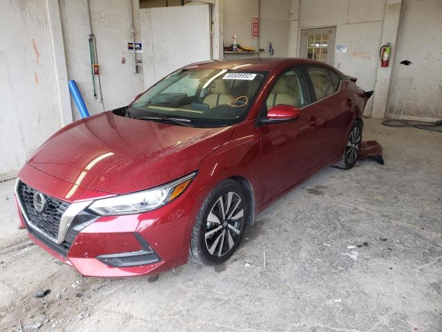 3N1AB8CVXMY270937 - 2021 NISSAN SENTRA SV MAROON photo 1