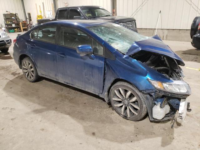 2HGFB2F76FH049827 - 2015 HONDA CIVIC SE BLUE photo 4