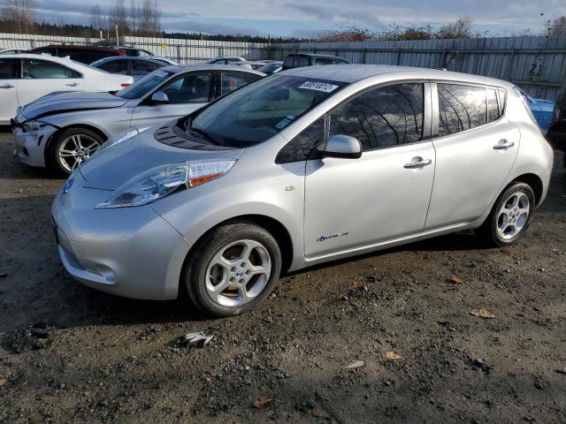 JN1AZ0CP3CT025385 - 2012 NISSAN LEAF SV SILVER photo 1