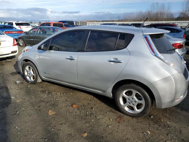 JN1AZ0CP3CT025385 - 2012 NISSAN LEAF SV SILVER photo 2