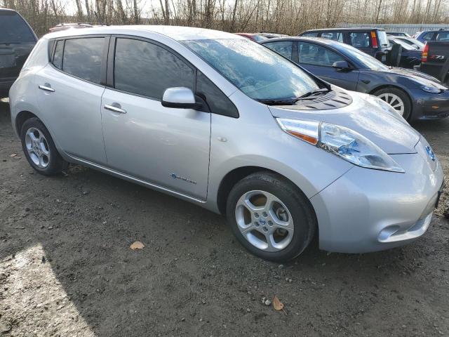 JN1AZ0CP3CT025385 - 2012 NISSAN LEAF SV SILVER photo 4