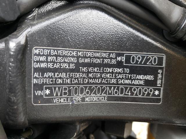 WB10D6202M6D49099 - 2021 BMW S 1000 R BLACK photo 10