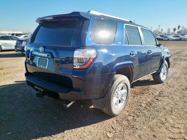 JTEBU5JR0J5591891 - 2018 TOYOTA 4RUNNER SR BLUE photo 4