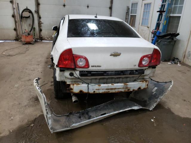 1G1ZH57B38F129050 - 2008 CHEVROLET MALIBU 1LT WHITE photo 6