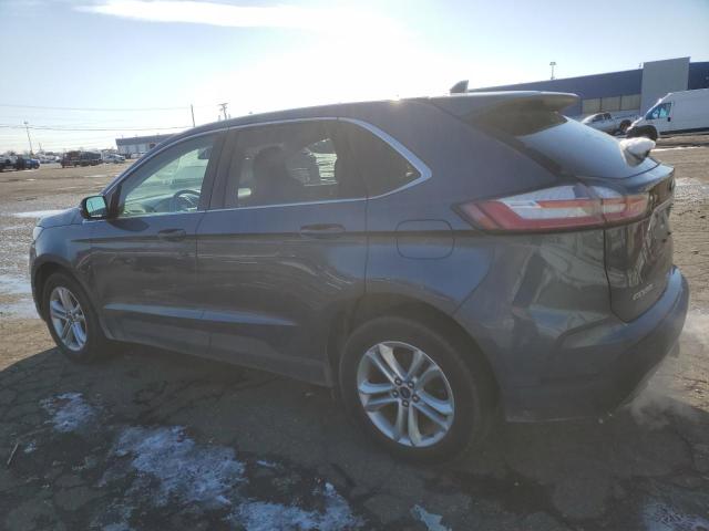 2FMPK4J98KBB75333 - 2019 FORD EDGE SEL BLUE photo 2