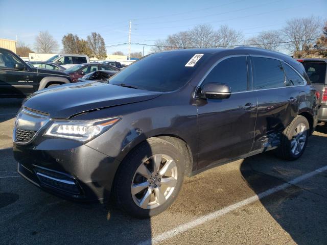 5FRYD4H9XGB053333 - 2016 ACURA MDX ADVANC GRAY photo 1