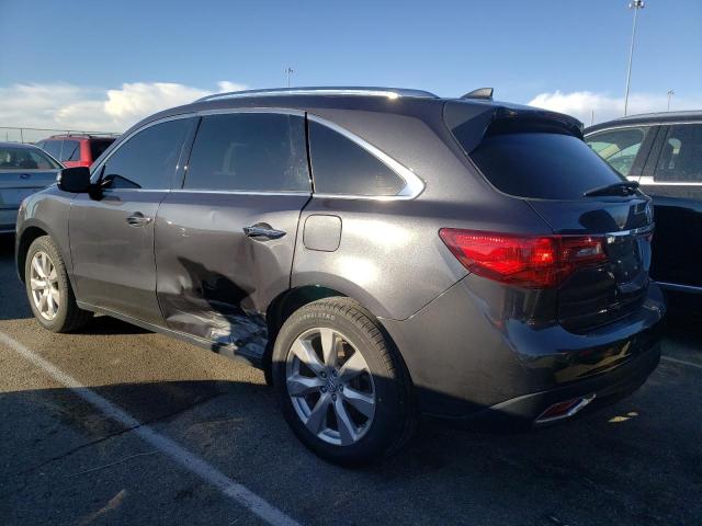 5FRYD4H9XGB053333 - 2016 ACURA MDX ADVANC GRAY photo 2