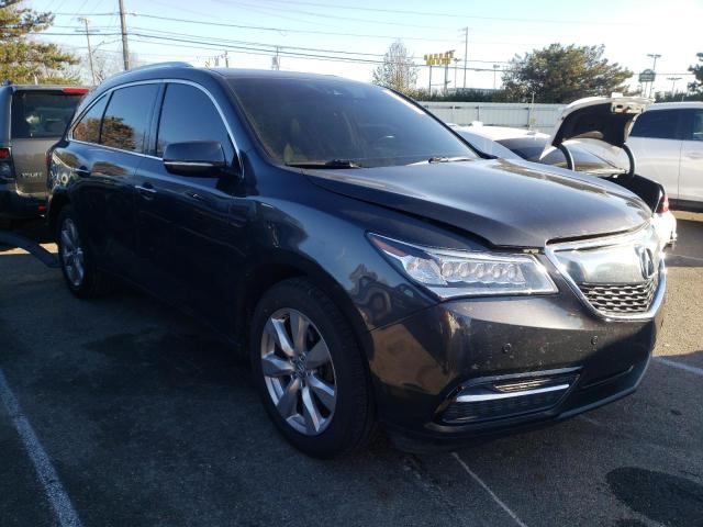 5FRYD4H9XGB053333 - 2016 ACURA MDX ADVANC GRAY photo 4