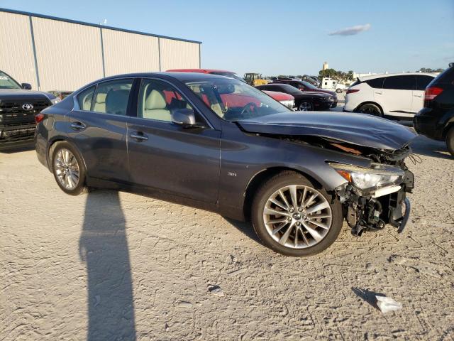 JN1EV7AP1JM354683 - 2018 INFINITI Q50 LUXE GRAY photo 4