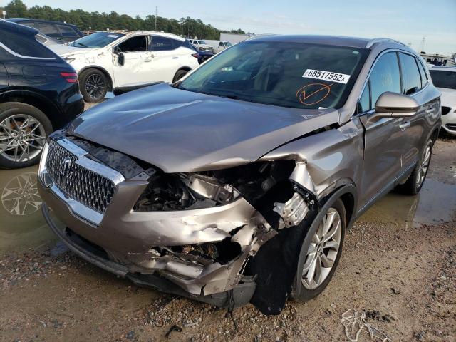 5LMCJ2C96KUL45246 - 2019 LINCOLN MKC SELECT 米色 照片 1