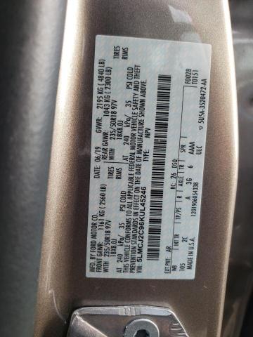 5LMCJ2C96KUL45246 - 2019 LINCOLN MKC SELECT 米色 照片 13