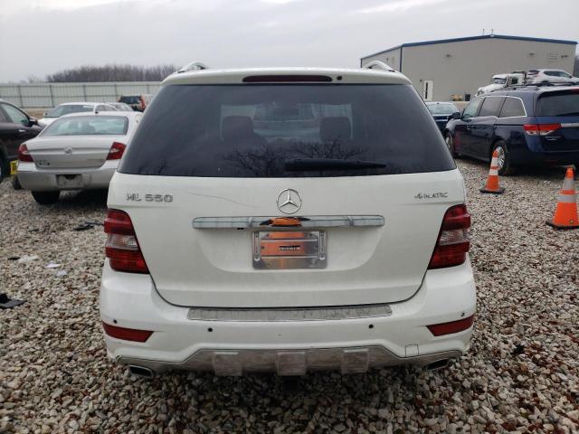 4JGBB72E19A465197 - 2009 MERCEDES-BENZ ML 550 WHITE photo 6