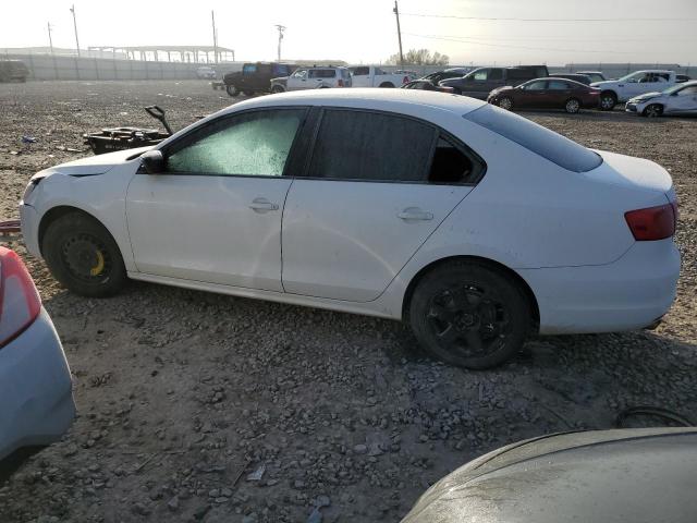 3VW1K7AJ1BM305499 - 2011 VOLKSWAGEN JETTA BASE WHITE photo 2