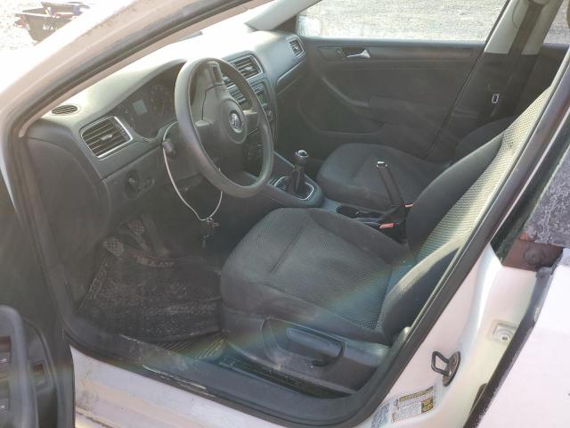 3VW1K7AJ1BM305499 - 2011 VOLKSWAGEN JETTA BASE WHITE photo 7