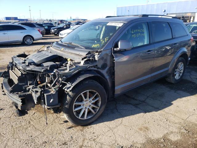 3C4PDDBG6DT691029 - 2013 DODGE JOURNEY GRAY photo 1