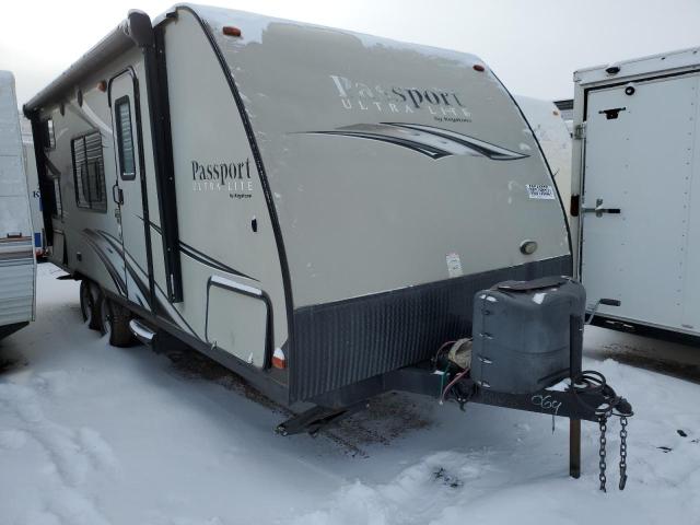 4YDT23822GT411064 - 2016 KEYSTONE PASSPORT TAN photo 1