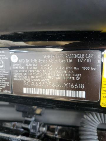 SCA682D56BUX16618 - 2011 ROLLS-ROYCE PHANTOM DR შავი ფოტო 13