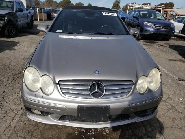 WDBTK76G56T065470 - 2006 MERCEDES-BENZ CLK 55 AMG SILVER photo 5