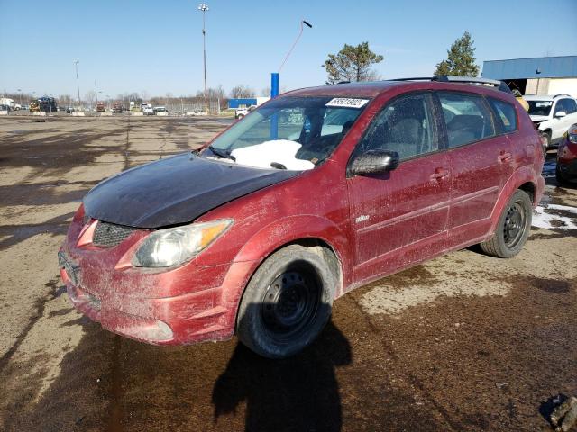 5Y2SL62874Z440157 - 2004 PONTIAC VIBE RED photo 1