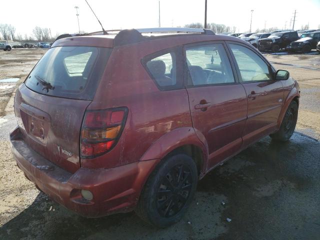 5Y2SL62874Z440157 - 2004 PONTIAC VIBE RED photo 3