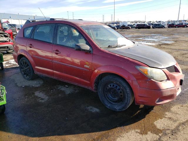 5Y2SL62874Z440157 - 2004 PONTIAC VIBE RED photo 4