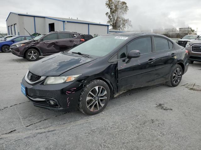 2HGFB2F99DH502840 - 2013 HONDA CIVIC EXL 黑色 照片 1