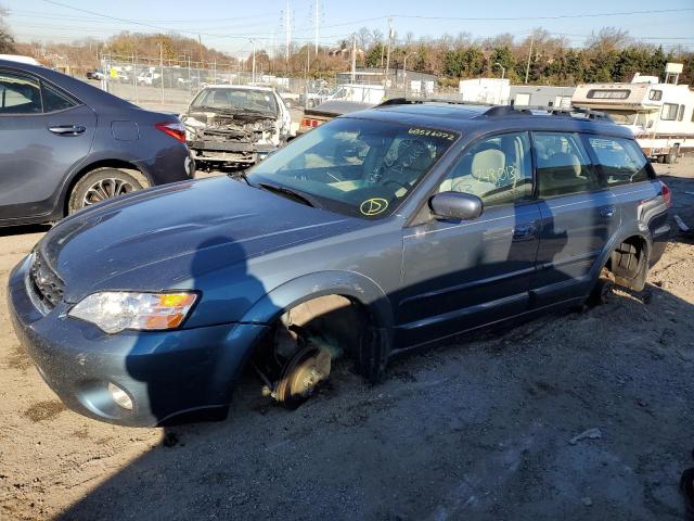 4S4BP62C467344800 - 2006 SUBARU LEGACY OUT BLUE photo 1