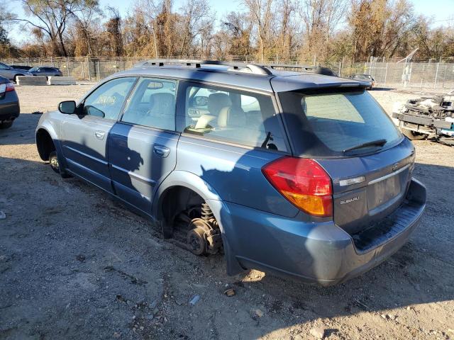 4S4BP62C467344800 - 2006 SUBARU LEGACY OUT BLUE photo 2