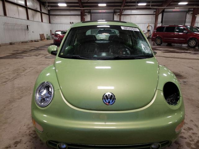 3VWCB21C32M460990 - 2002 VOLKSWAGEN NEW BEETLE GREEN photo 5