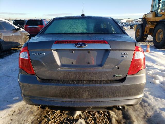 3FAHP0CG3AR126089 - 2010 FORD FUSION SEL GRAY photo 6