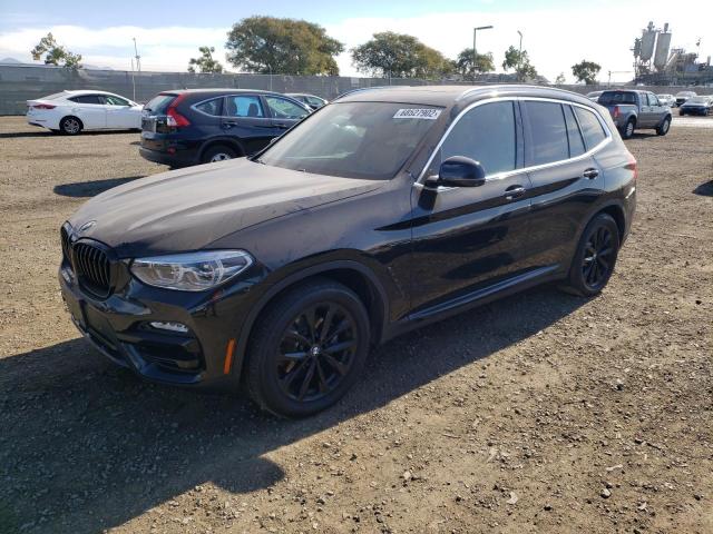5UXTR7C53KLA48176 - 2019 BMW X3 SDRIVE3 Noir photo 1