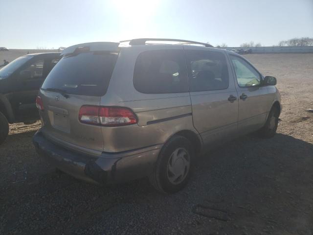 4T3ZF13C92U448415 - 2002 TOYOTA SIENNA LE BEIGE photo 3