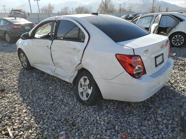 1G1JA5SH7F4214768 - 2015 CHEVROLET SONIC LS WHITE photo 2